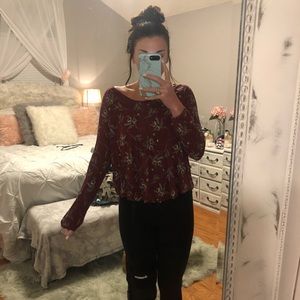 Free people open back Top